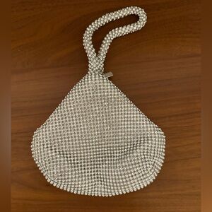 Rhinestone clutch bag